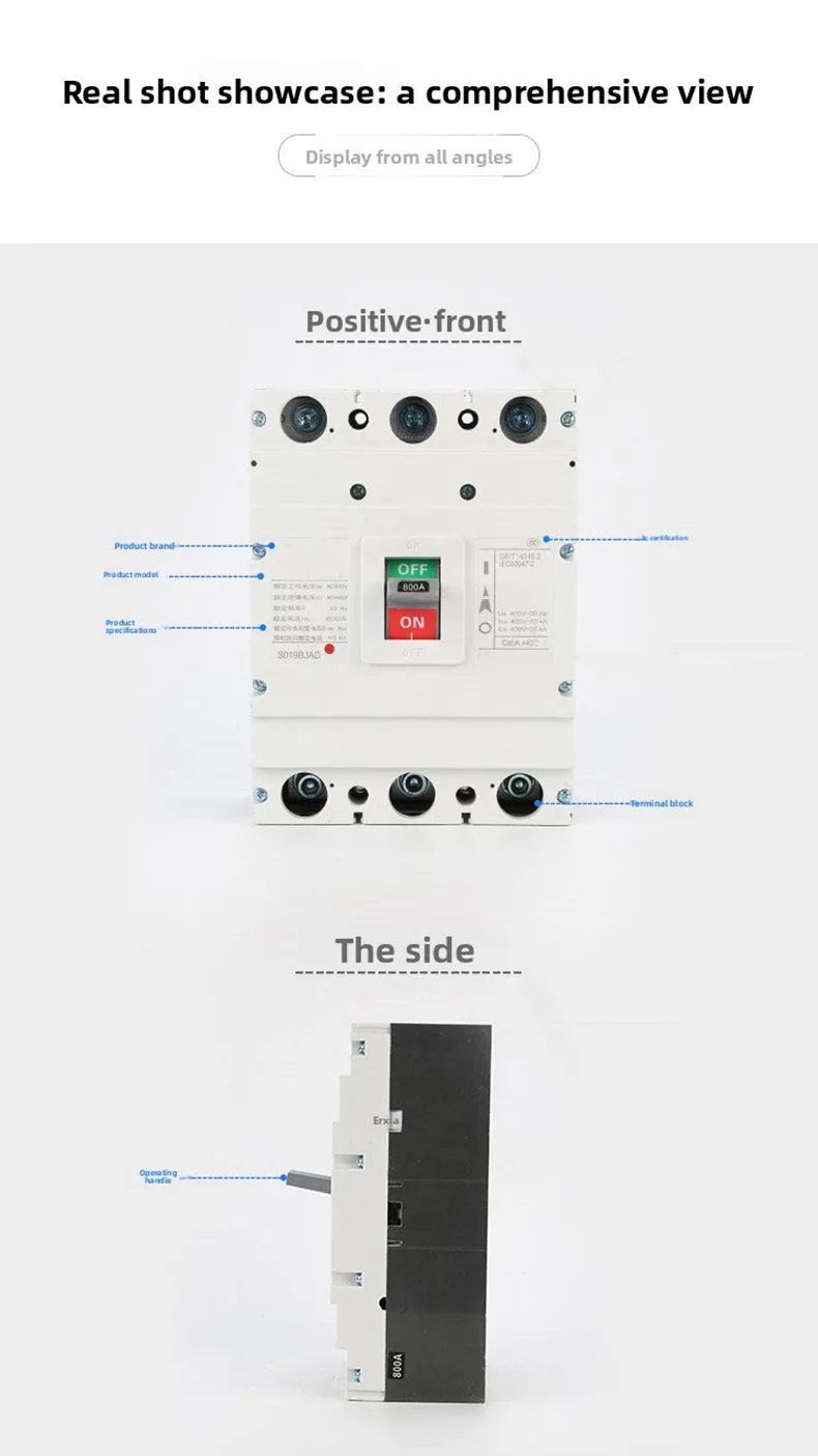Enclosed Circuit Breaker 630A 3P